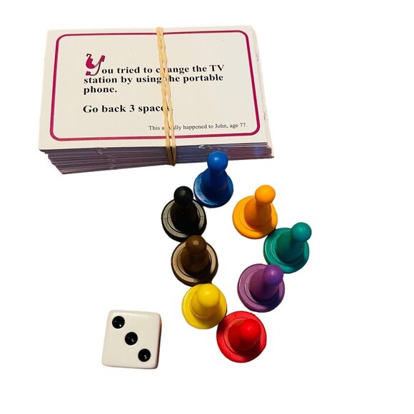 Senior Moments Board Game - Hilarious Memory Challenge For Seniors With Game Boo - Picture 4 of 12